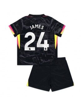 Chelsea Reece James #24 Ausweichtrikot für Kinder 2024-25 Kurzarm (+ Kurze Hosen)